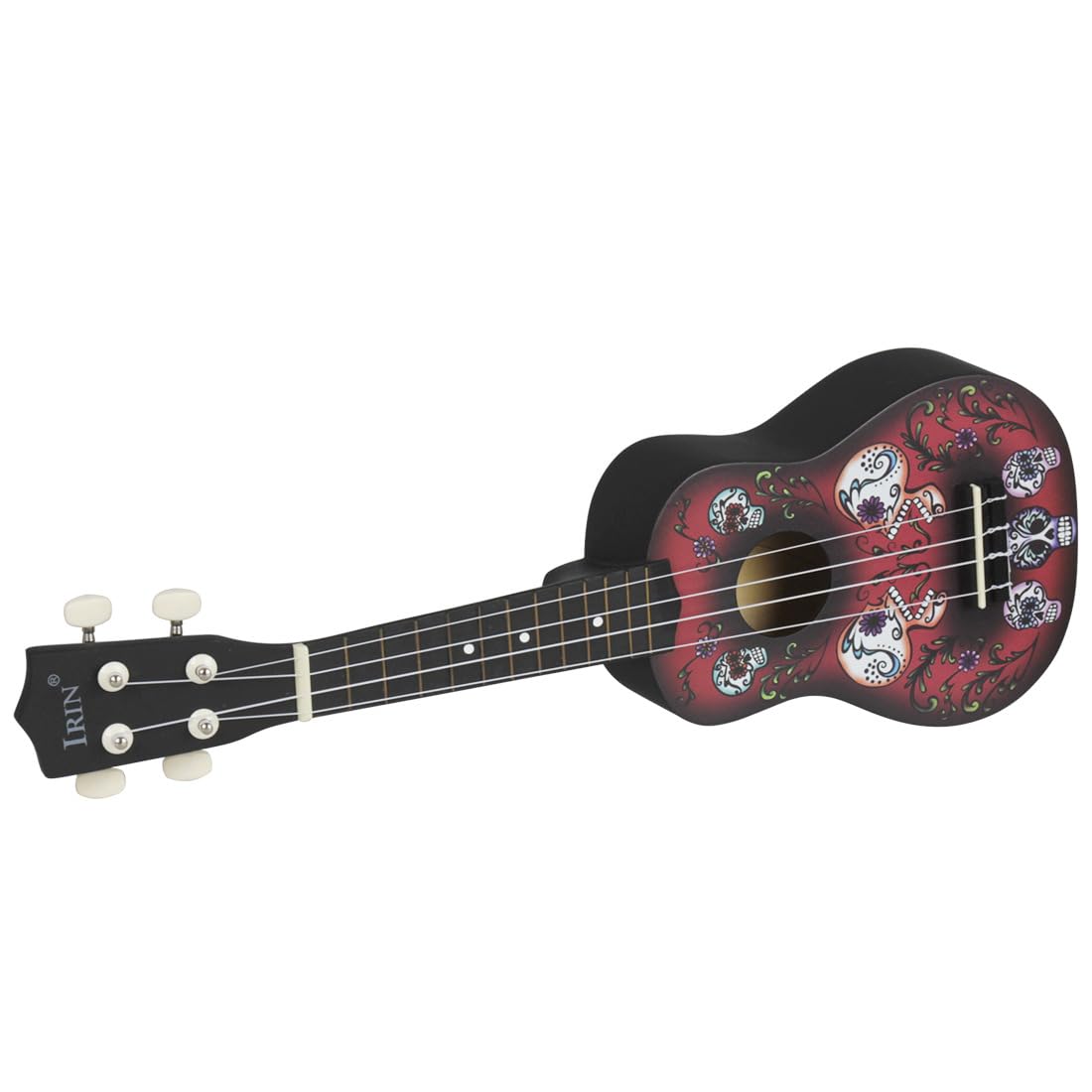 Ukulele 53,3 cm modello teschio ukulele pratica strumento mini chitarra strumento a corda, ukulele