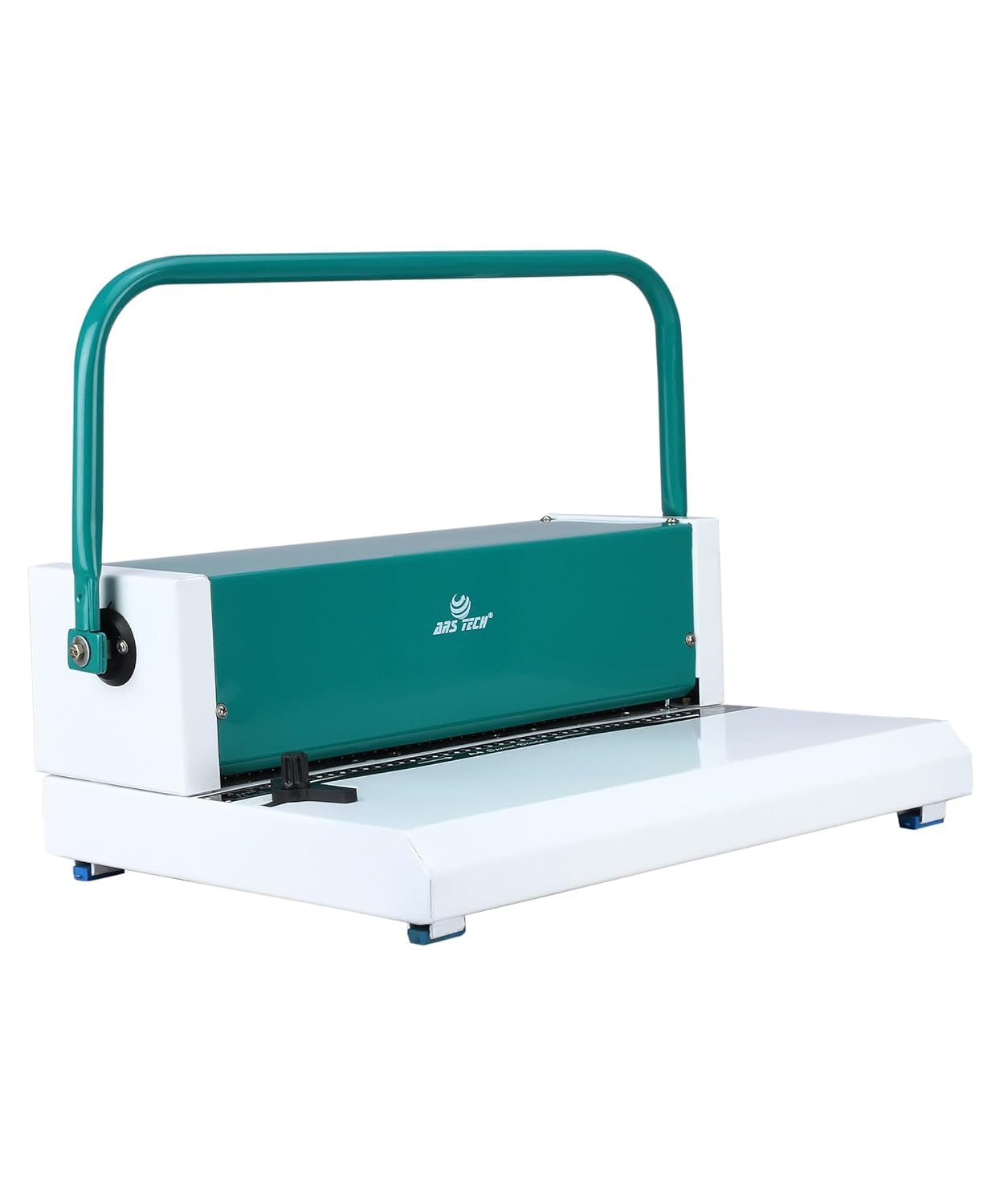 A4 Size Spiral Binding Machine | Punching Machine | Spiral Note Book Binding | Coil Binder Machine 18-20 Sheets (of 70 GSM) Punch a Single Slot & 33 Round Holes Heavy Duty Machine A4-Green-image-46