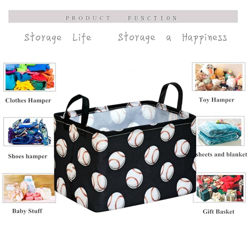 Image of Gift Toy Storage Basket for Girls and Boys, Storage Organizer for Nursery Hamper Home Bedroom Laundry Hamper Shelf Easter Baskets