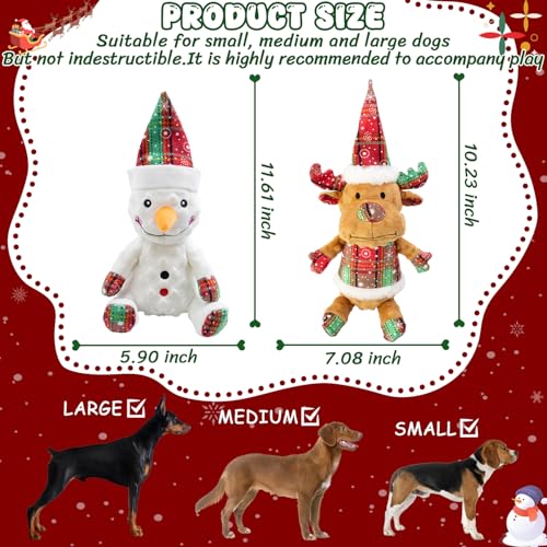 Juguetes para perros Christmas 2 unidades sonoros miniatura 3