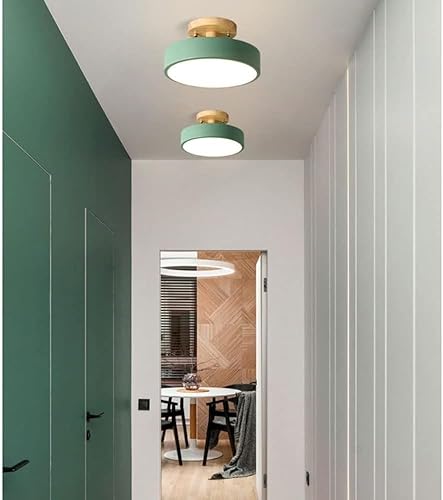 Miniatura 4 de Lámpara de techo moderna y simple, lámpara de techo LED empotrada, lámpara de techo redonda con atenuación, para dormitorio, oficina, escaleras,