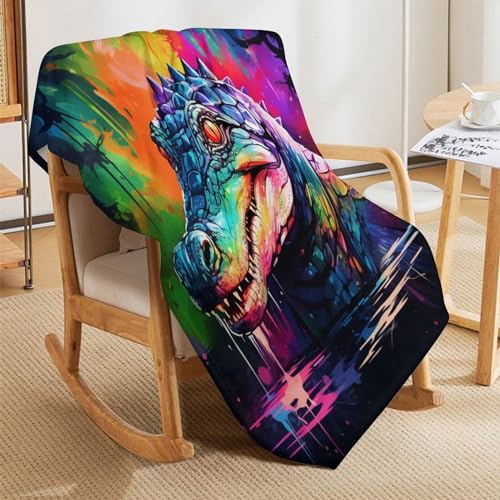Couverture crocodile lavable machine pour réchauffer les soirées fraîches - 7