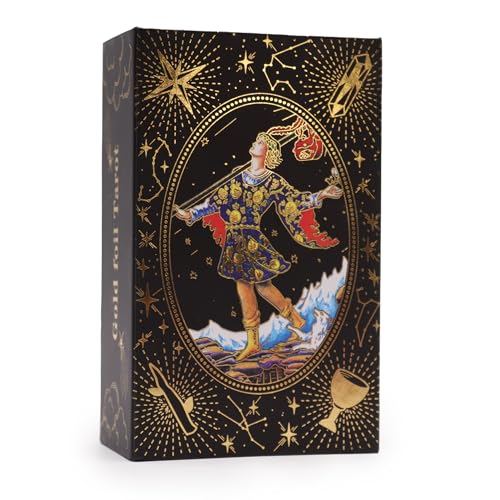 HOSTENATURA Tarot con Lámina de Oro Que comience la Magia   Caja Regalo con Libro y 78 Cartas Ilustradas