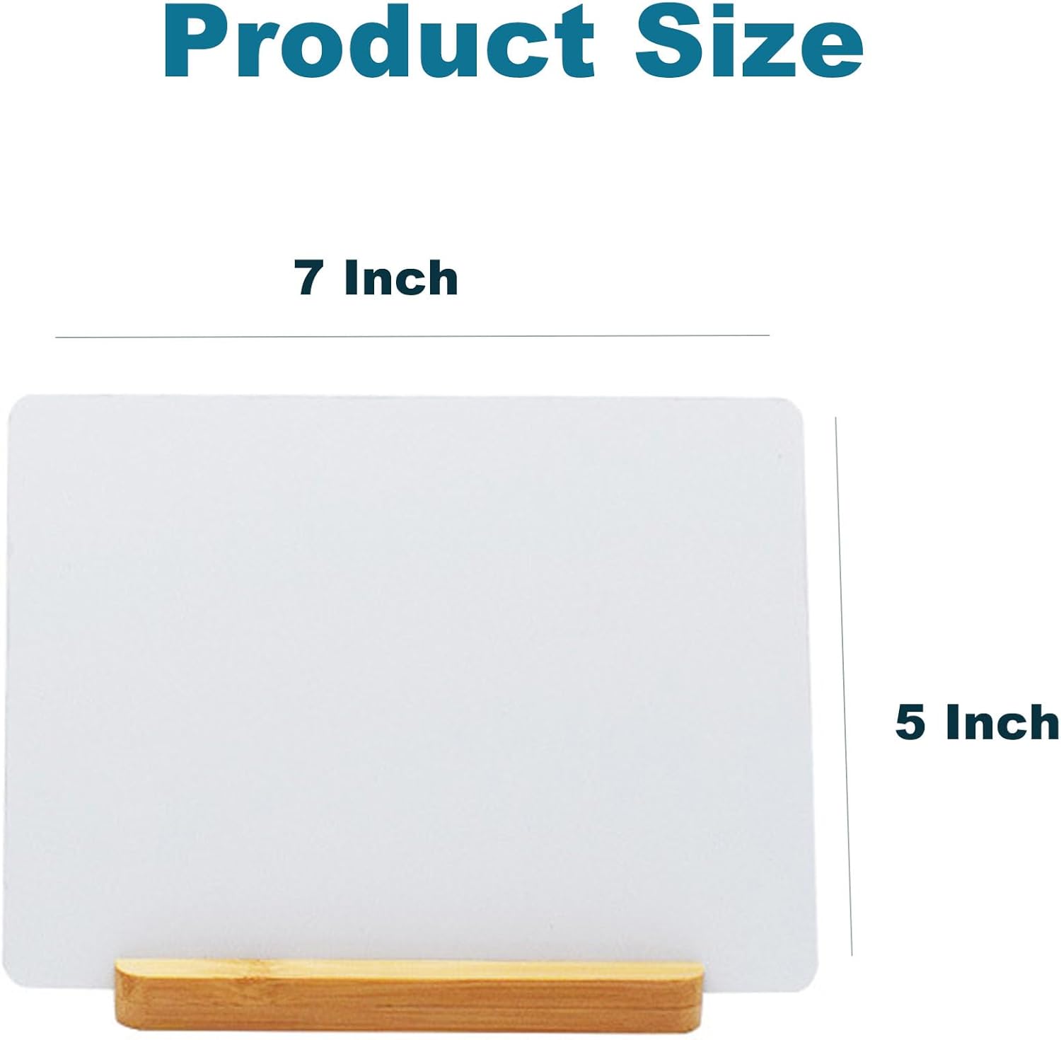 6 Pack Sublimation Photo Frame Blanks Wood 5×7 Picture with Wood Base DIY Photo Prints for Family Wedding Holiday Desktop Party Gift Decoration