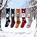 DZSKMJX Ankle and Wool Socks, Sports and Running for Fashionable Ladies Gifts, Mom Her Boot Warm Crew Sock for Winter (Grey, red, yellow, green, black)