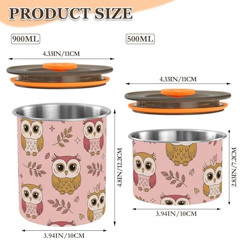 Contenedor para café acero inoxidable 900 ml DOMIKING miniatura 2