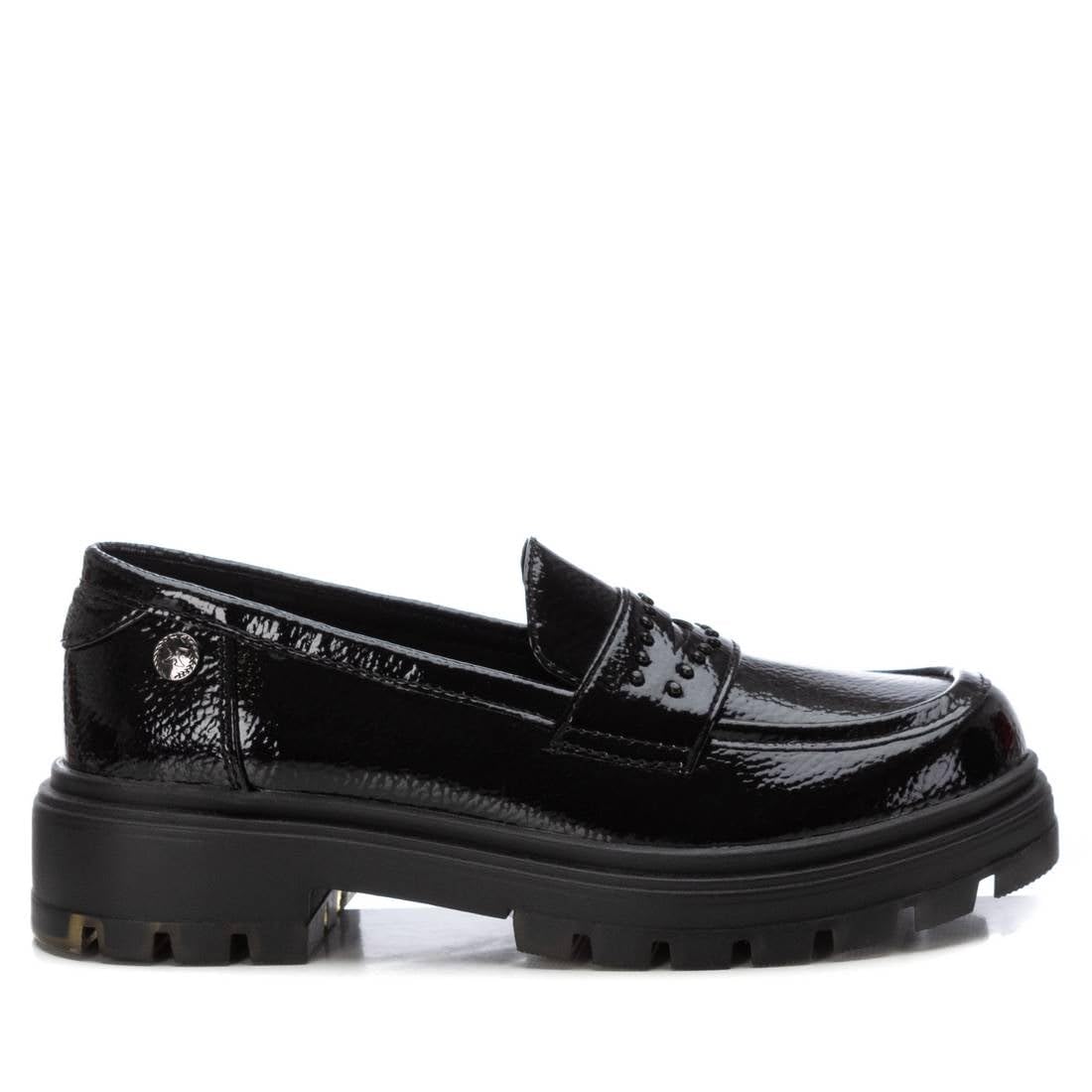 XTI - Mocasines Niña Negro - Calzado Cómodo y Versátil - Moda Casual - Modelo 15096701 (Talla 36)