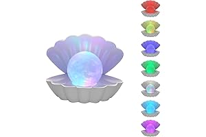 Dreamy Beach Night Light, Shimmering Shells to Brighten Your Shore