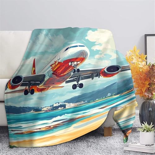 Couverture de voyage en microfibre pour lit et canapé de 200x230 cm - 7