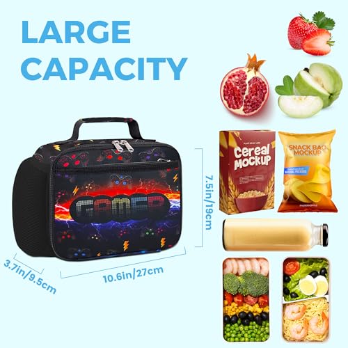 Image of RLGPBON Kids Lunch Bag,Insulated Lunch Box for Girls Boys,Lunch Bag Toddler Teen,School Daycare Cute Travel bags