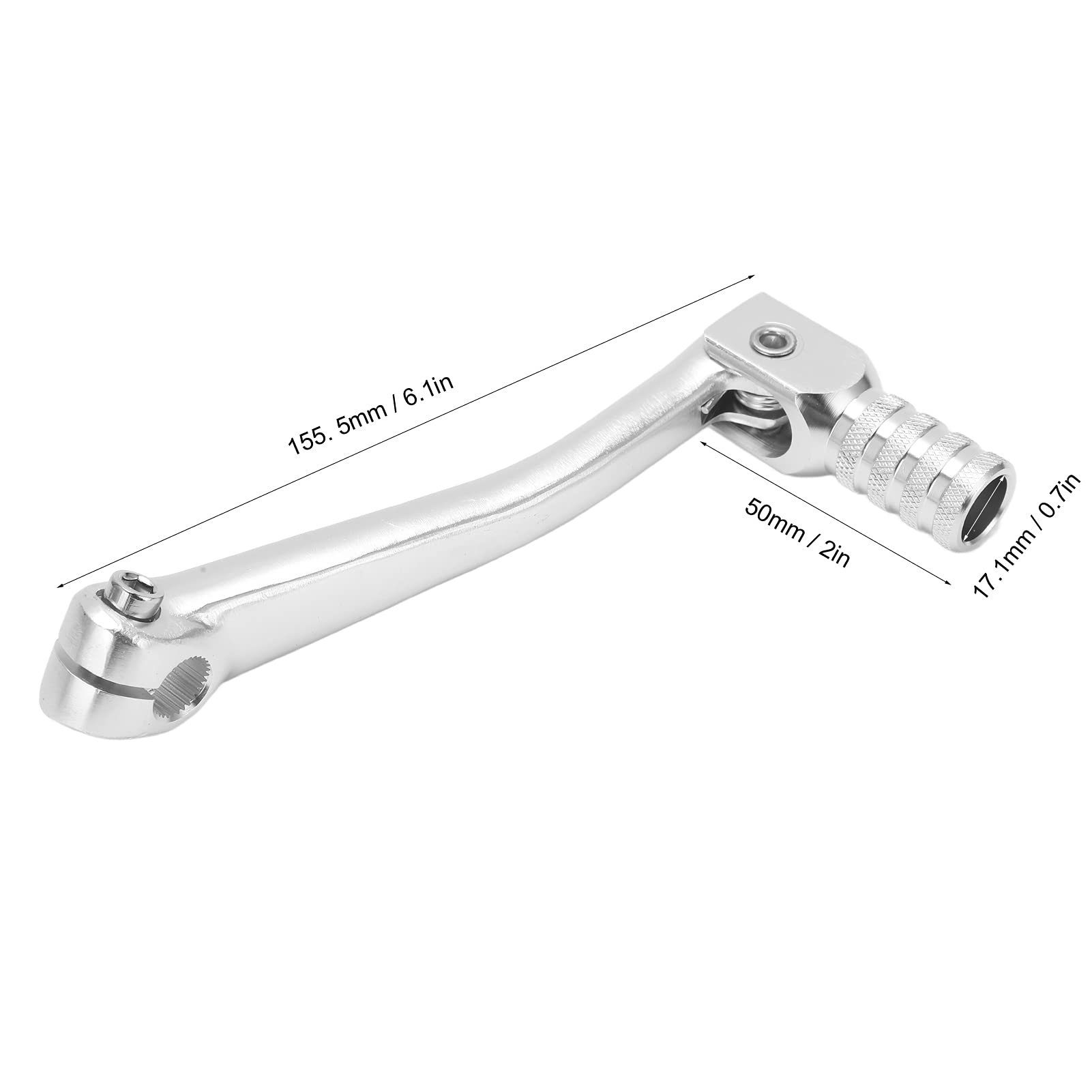 Levier Kick Starter Moto CNC Aluminium Universel - Pédale Démarrage Sensible Rouge Pour Moto
