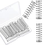 12 Pieces SP 9706 Mechanical Compression Spring Stainless Steel Extension Spring, 1/2-inch by 1-1/2-inch