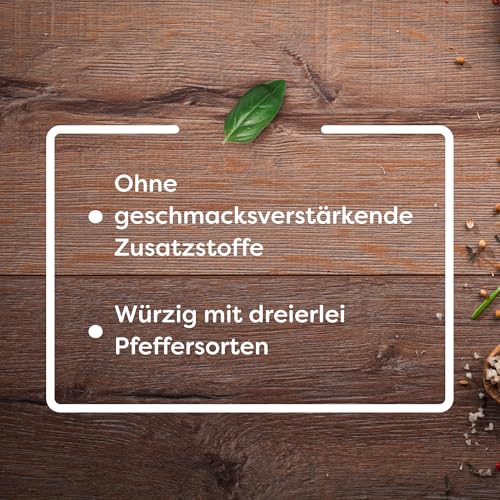 Knorr Feinschmecker 3 Pfeffer Sauce würzige Soße ohne geschmacksverstärkende Zusatzstoffe und Farbstoffe 23x 250 ml