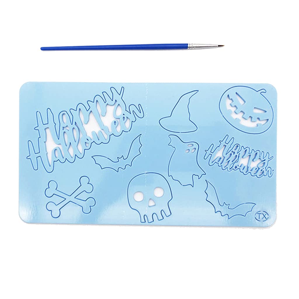 Kalttoy Multicolor Fondant Biscuit Cutting Halloween Baking Cake Baking Set Acrylic Molding Gadgets Acrylic Candy Molds Halloween