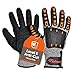Produktbild SAFEYEAR kettensäge schnittschutzhandschuhe größe 8 forst klasse 5 Anti Impact Rutschfest Rutschfester, flexibler Griff, verwendet in Baustellen, Maschinen, Autowerkstätten Winter,Orange