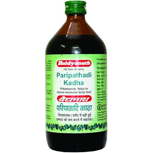 Baidyanath Paripathadi Kadha 450ml - Heat Relief