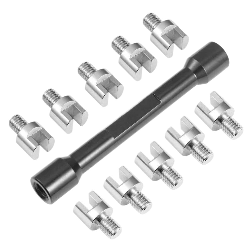 WEaaDSkZP Spoke Spanner Wrench 10 Sizes Repair Tool Compatible with Most Motorbike