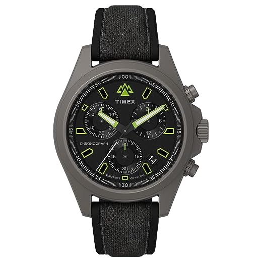 Timex Relógio cronógrafo Expedition North® Field de 43 mm, Preto, One Size, Relógio cronógrafo Expedition North® Field de 43 mm