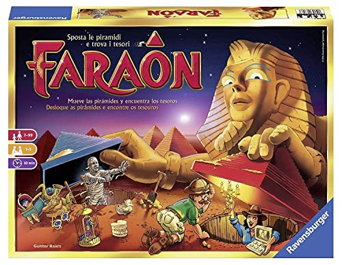 Ravensburger - Faraón, Juego de Mesa Familiar Desde 7 años, +2 Jugadores