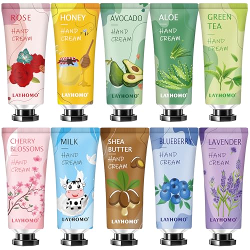 DBEAUTYM 10 Pack Christmas Gifts Hand Cream Set,Christmas Gifts for