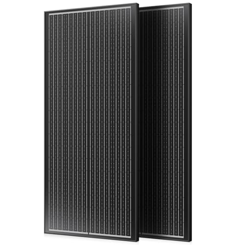 Rvpozwer 18BB 200W Solar Panel, 2Pcs N-Type 12V/24V 100 Watt