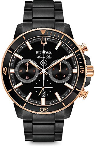 Bulova Reloj Cronógrafo para Hombre de Cuarzo con Correa en Acero Inoxidable 98B302