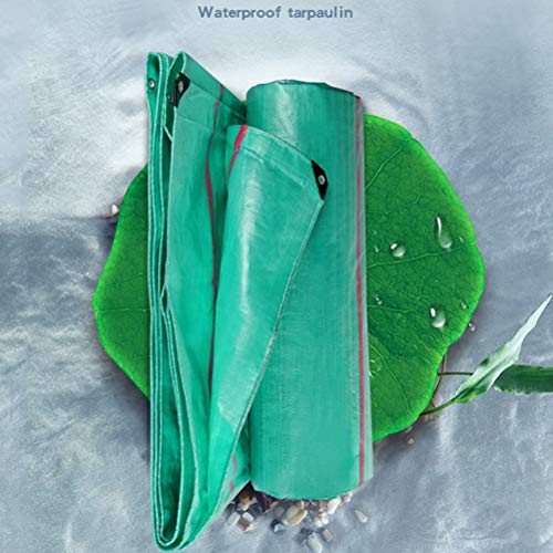 Lona impermeable verde OKUOKA de 3x4m para techo exterior y patio 6