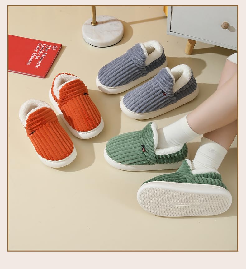 Women's Winter Non-Slip Slippers, Plush Warm Comfortable Slippers for Indoor and Outdoor3