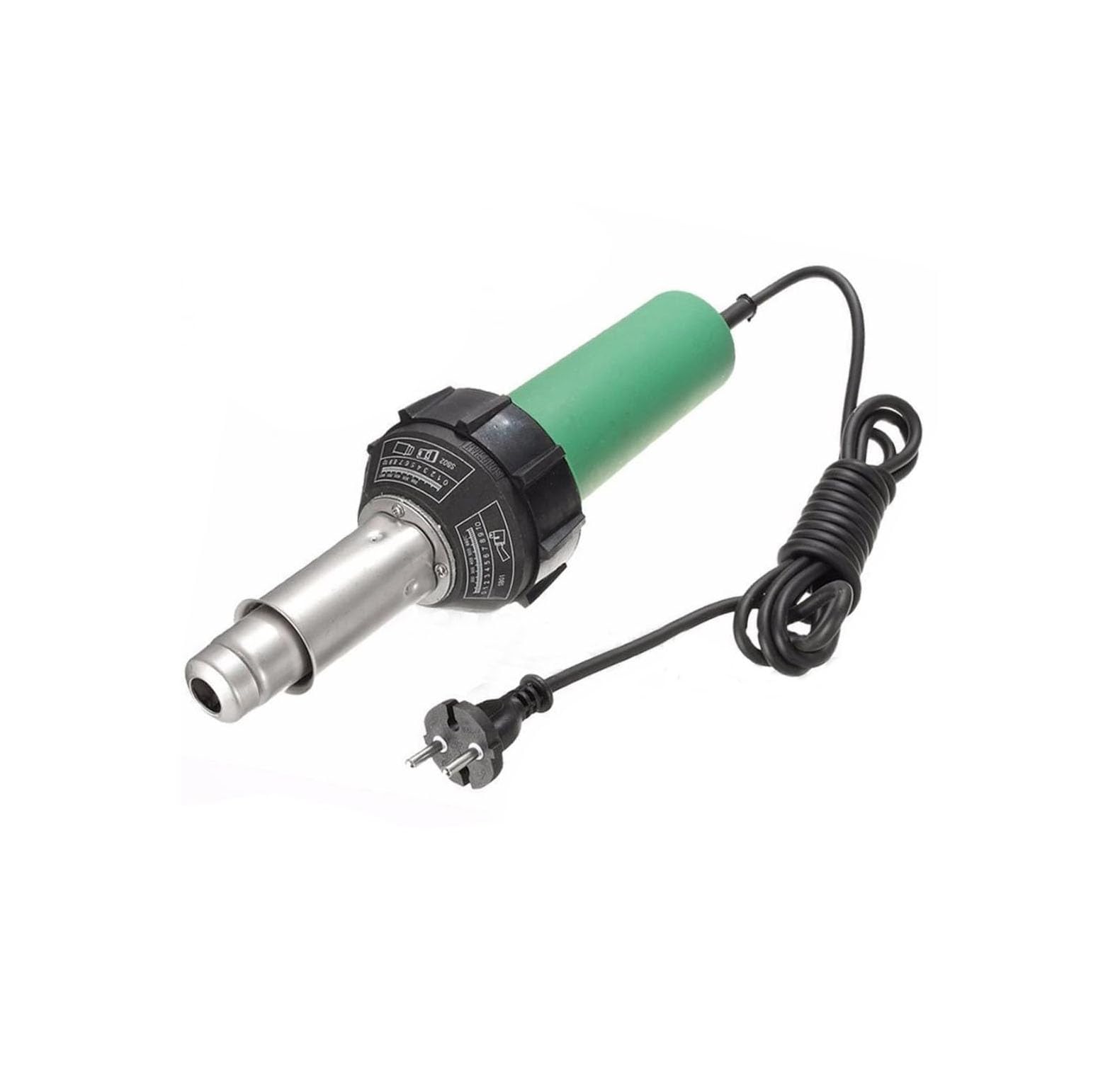 220V 1500W Hot Air Plastic Welder Welding Torch Tool Kit + 4pcs Nozzles + Roller EU Plug