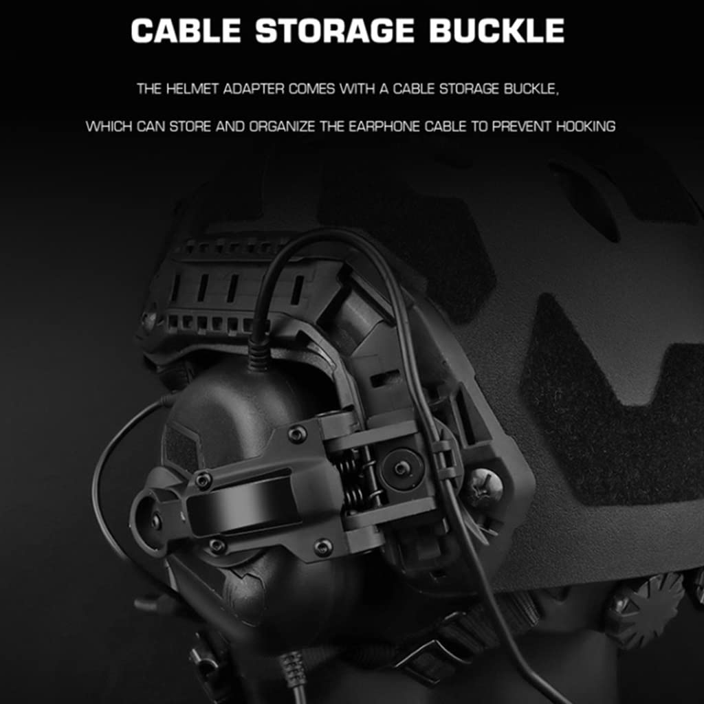 TS TAC-SKY Casco táctico Auriculares de reducción de Ruido de Recogida de protección de Tiro Caza Auriculares tácticos Plegable para Juegos de Paintball al Aire Libre