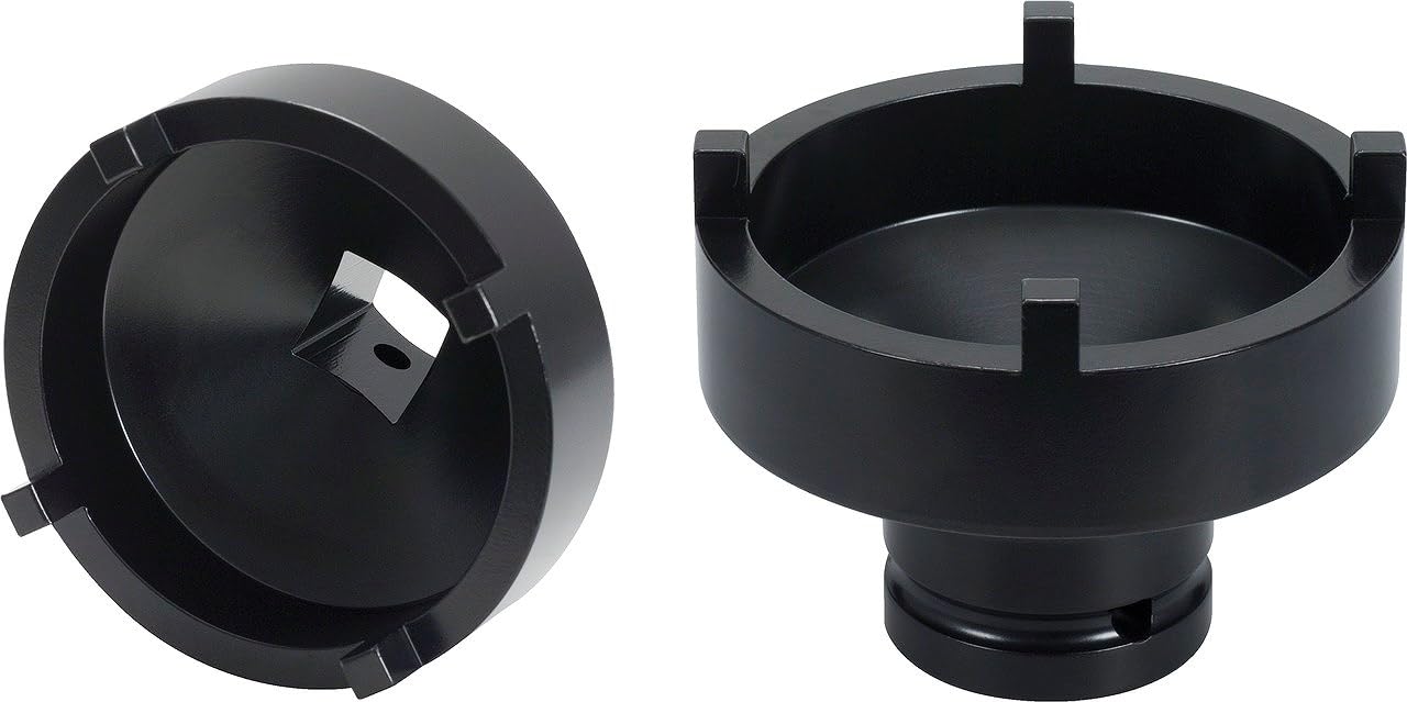 Llave de 3/4" para tuercas ranuradas KM para evitar daños en ejes de transmisión