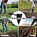 EUIJOIP Extra-Sharp Triangular Hoe - Heavy Duty Gardening & Construction Tool with 15