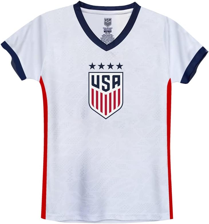 Icon Sports Official U.S.Women National Soccer Team Game Day Shirt - Girls - Image 3