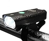 Uncharted Roads Gear URG Pro Ultra Bright USB Rechargeable Bike Light Set - Rechargeable Taillight Included