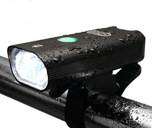 Uncharted Roads Gear URG Pro Ultra Bright USB Rechargeable Bike Light Set - Rechargeable Taillight Included
