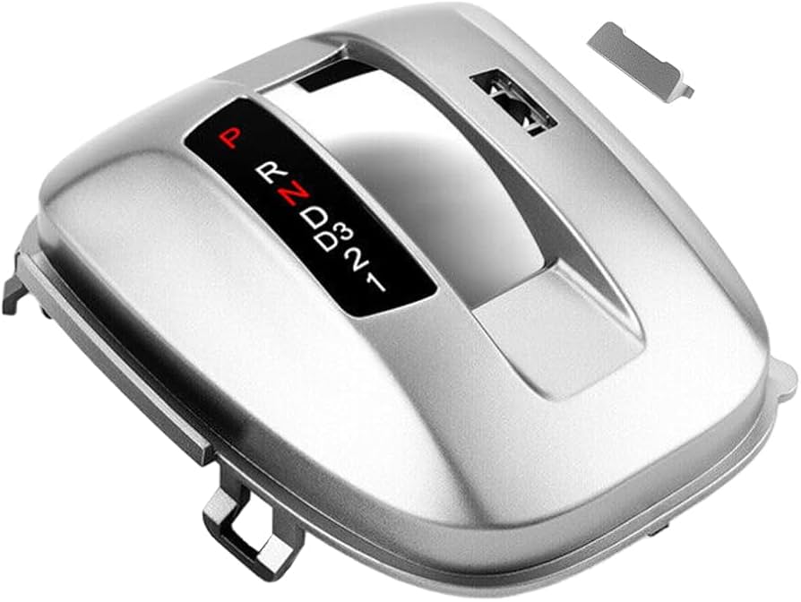 シルバープレート Amazon.com: beler Matte Silver Center Console Shifter Plate Gear