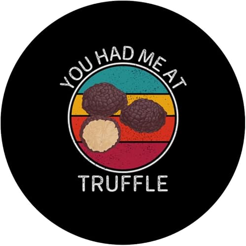 Miniatura 3 de Vintage Truffle You Had Me At Truffle Food Lover PopSockets Standard PopGrip