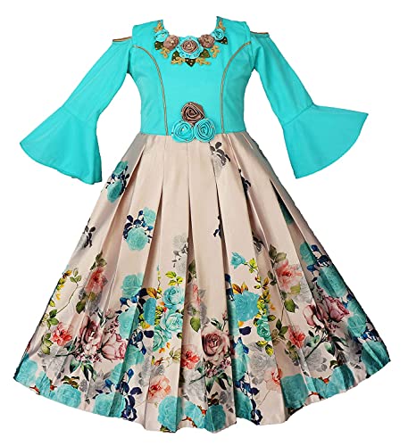 Image of My Lil Princess Kids Birthday Maxi Gown Frock Dress for Baby Girls