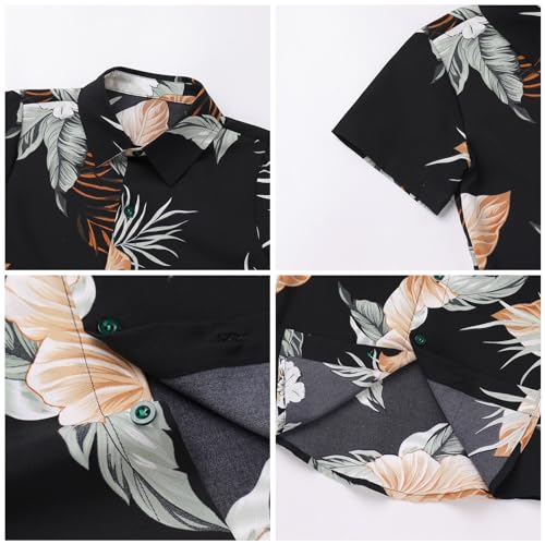 Image of Daddy and Me Matching Outfits Hawaiian Father and Son Matching Shirts for Family Photoshoot Summer Men Boys Father's Day Tops