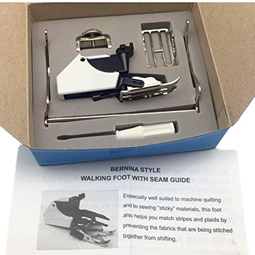 Pie Even Feed Walking Foot para máquina Bernina antigua miniatura 5