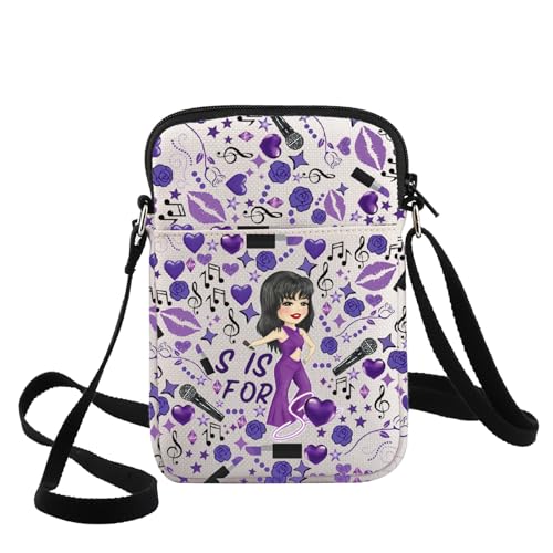 G2TUP Singer Crossbody Bag Latin Song Album Fans Gift S Is For Shoulder Bag Music Spanish Singer Lyric Merchandise