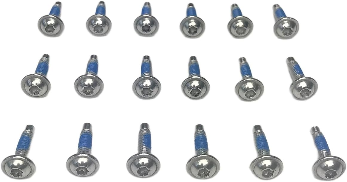18 each Stainless Steel TJ Bumper End Cap Torx Screws Fits 1997 to 2006 Jeep Wrangler