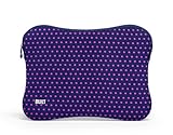 BUILT Neoprene Sleeve for 15-inch Macbook and MacBook Pro, Mini Dot Navy