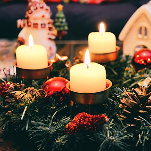 Mi Ka Yia 8 Hour Ivory Votive Candles For Weddings Party Spa & Emergency, Set Of 9 Unscented Bulk Candles For Restaurants & Home Decoration, 1.25 Inch, 9 Pack #TOP1