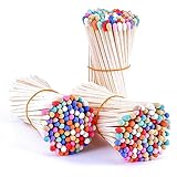 2.55''/6.5cm Decorative Rainbow Matches (200 Count), Long Wooden Safety Matches for Candles, Lighting Candles, Candle Matches, Color Matches,Long Wooden Matchsticks for Home Décor, Gifts, Events