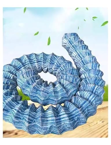 Generico Tubo di drenaggio Perforato, Tubi di drenaggio corrugati da 4 Pollici di Diametro, Tubo di drenaggio sotterraneo Flessibile con Filo di Acciaio(L500cm(16.4ft))