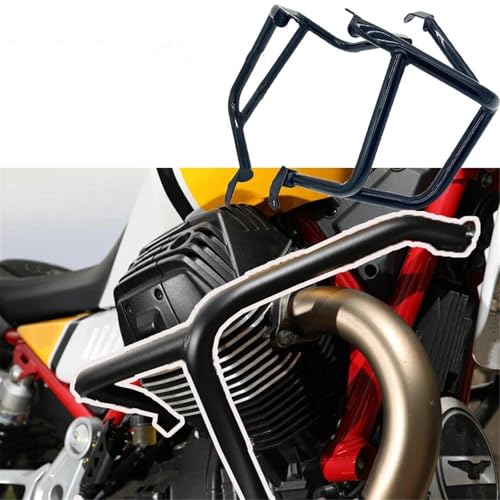 �t���[���o���p�[ �I�[�g�o�C�����A�N�Z�T���[ �ی�o�[ �K�[�h�o�[ �G���W���o���p�[ �ɓK�����郂�g�E�O�b�c�BV85TT V85tt 2019 2020 2021 �]�|�h�~�K�[�h���[���p(Black)