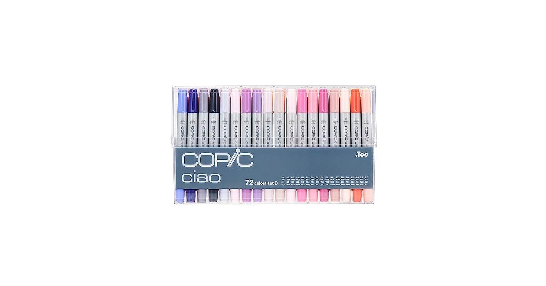 COPIC Ciao 72色セット　2個 Amazon.com: Copic Ciao, Alcohol Markers, 72 colors, Dual