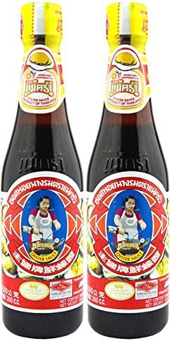 Thai Oyster Sauce Maekrua Brand - 11 oz bottle x 2