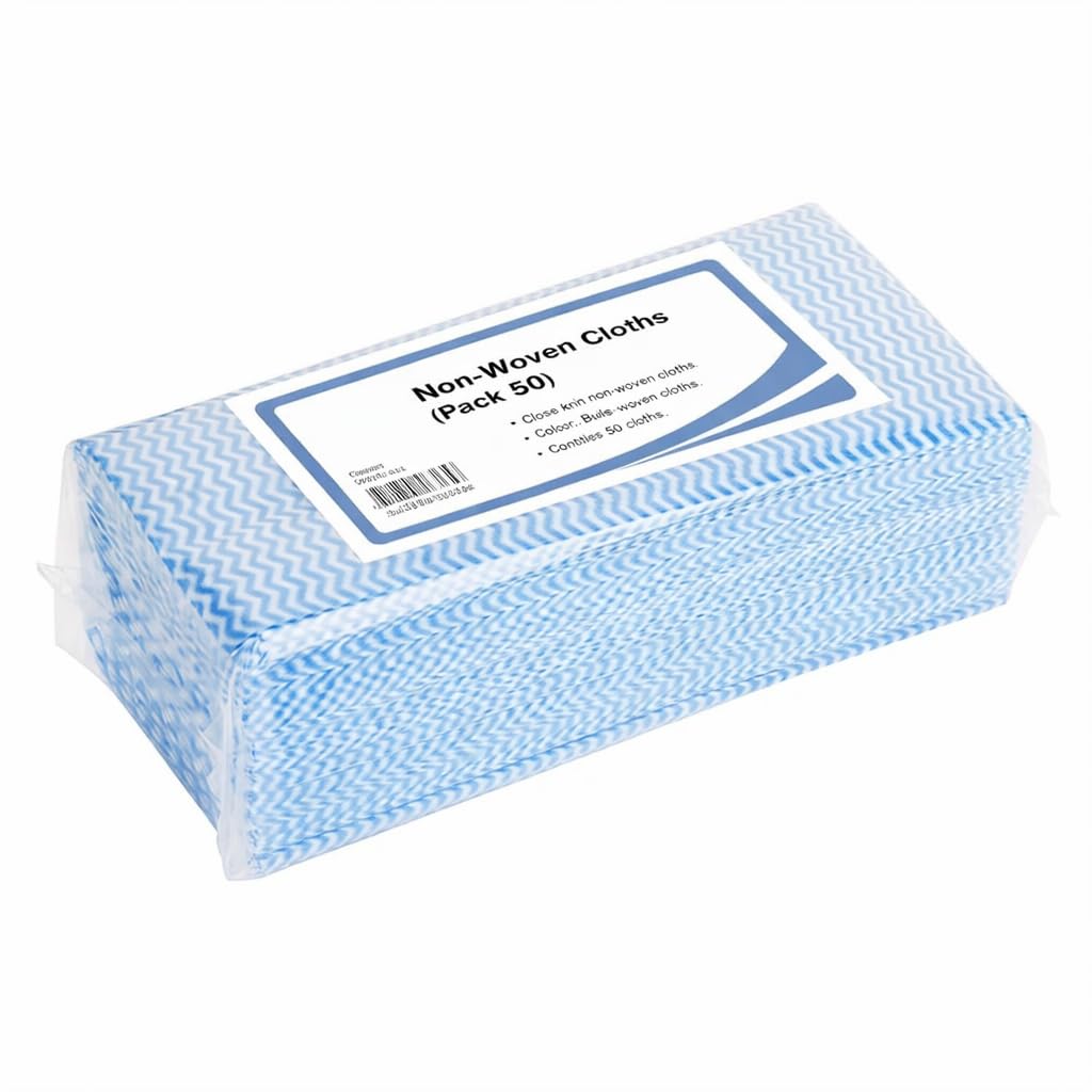 Jantex Non-Woven Cloths Blue (Pack 50)